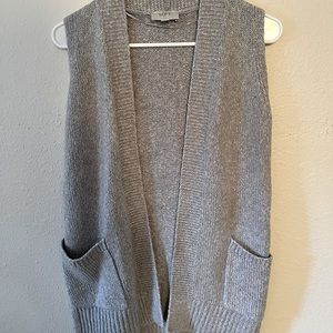 Loft outlet sleeveless cardigan size XXSP